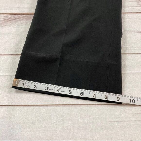 Theory Black Bootcut Cargo Trouser Pants Size 10 - Picture 7 of 13